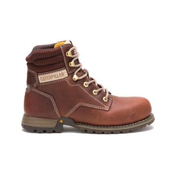 Botas De Trabajo Caterpillar Paisley 6" Steel Puntera Mujer Vino | MX2498PQ