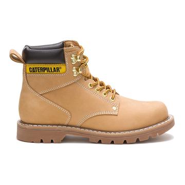 Botas De Trabajo Caterpillar Second Shift Hombre Cafes | MX2746IS