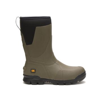 Botas De Trabajo Caterpillar Stormers 11" Mujer Verde Oliva | MX2516KI