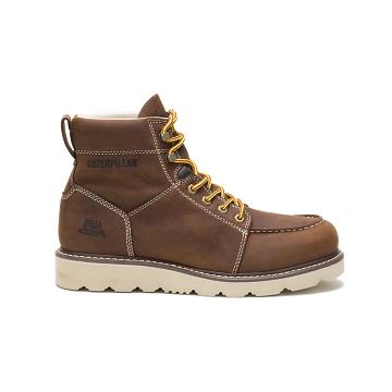 Botas De Trabajo Caterpillar Tradesman Hombre Marrom | MX2776TV