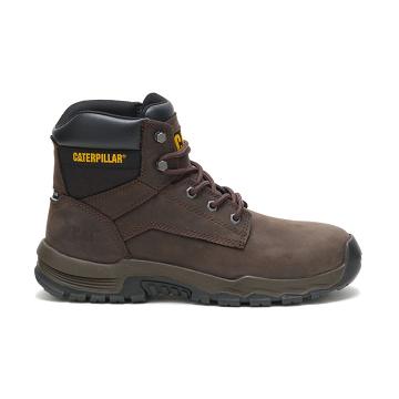 Botas De Trabajo Caterpillar Upholder Impermeables Steel Puntera Hombre Cafes | MX2721UT