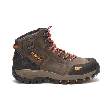 Botas Deportivas Caterpillar Navigator Mid Impermeables Steel Puntera Hombre Cafes | MX2881GL