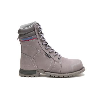 Botas Impermeables Caterpillar Echo Impermeables Steel Puntera Mujer Grises | MX2540ZG