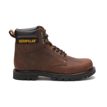 Botas Seguridad Caterpillar Second Shift Hombre Cafes | MX2972XF