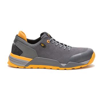 Tenis Para Caminar Caterpillar Sprint Gamuza Alloy Puntera Hombre Plateados | MX2626DN