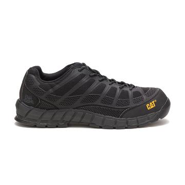 Zapatos De Trabajo Caterpillar Streamline Composite Puntera Hombre Negros | MX2600SO